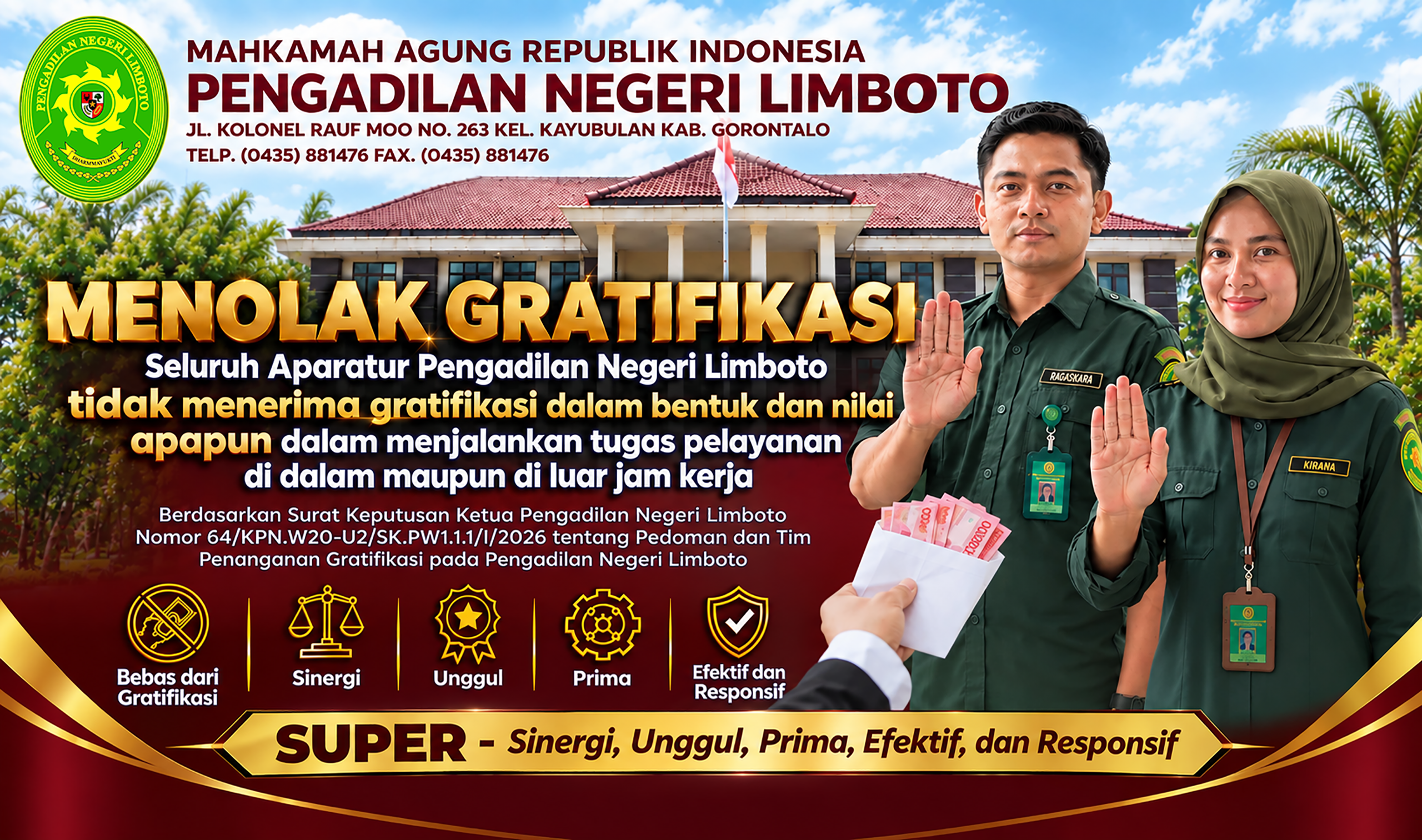Kami Menolak Gratifikasi