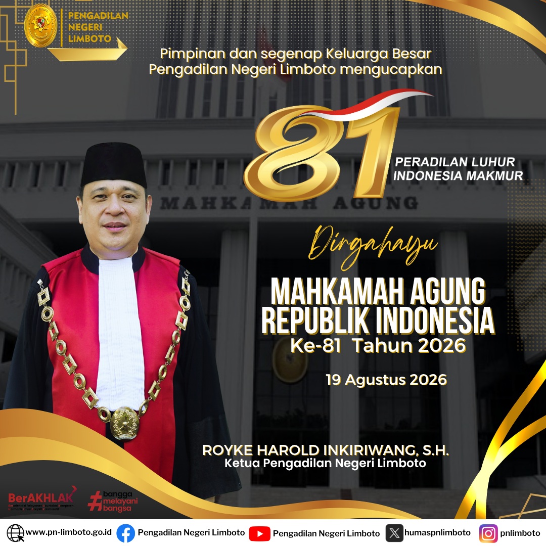 Dirgahayu Ke-81 Mahkamah Agung RI